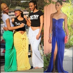 Philthy Ragz ruffle maxi dress